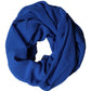 Blue Silk Stole Neck Wrap Shawl Men  Scarf