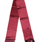 Red Satin Silk Fringes Neck Foulard Scarf