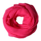 Pink Silk Stole Neck Wrap Shawl Men 174cm x 128.5cm Scarf