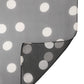 Black Polka Dot Silk Neck Wrap Shawl 205cm x 137cm Scarf