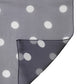 Blue Polka Dot Silk Square Foulard 91.5cm x 89.5cm Scarf