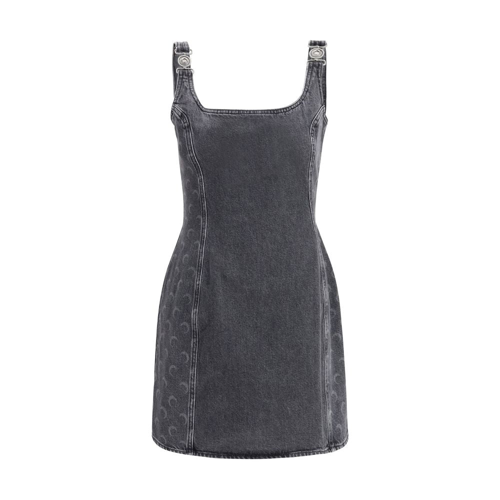 Gray Cotton Casual Dress