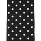 Black Polka Dot Neck Wrap Foulard 150cm x 12.5cm  Scarf