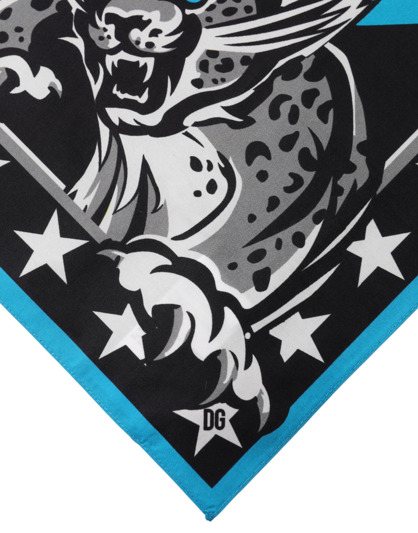 Multicolor DG Royals Square Foulard 51.5cm x 51cm Scarf