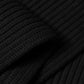 Black Cashmere Knit Neck Wrap Shawl 202cm x 26cm  Scarf