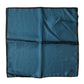 Blue Silk Square Pocket Handkerchief Scarf