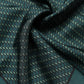 Dark Green Silk Patterned Handkerchief 32cm x 31cm Scarf