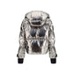 Silver Polyester Shell Jacket