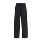 Black Cotton Athletic Pants