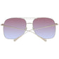 Gold Stainless Steel Sunglasses