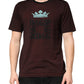 Maroon DG Crown Cotton Crew Neck Men T-shirt