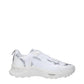 White Fabric Athletic Sneakers