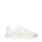 White Fabric Athletic Sneakers