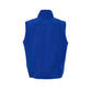 Blue Polyester Sleveless Jacket