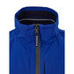 Blue Polyester Sleveless Jacket