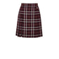 Bordeaux Wool Mini Skirt