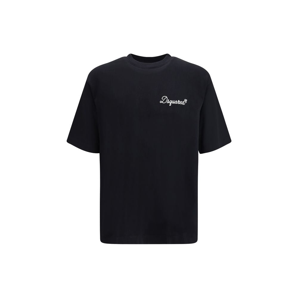 Black Cotton T-Shirt