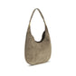 Beige Calf Leather Bos Taurus Shoulder Bag