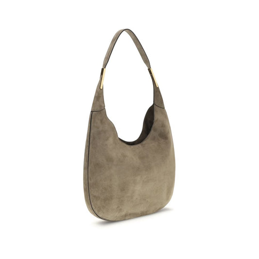 Beige Calf Leather Bos Taurus Shoulder Bag
