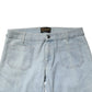 Light Blue Boot Cut Mid Waist Denim Casual Jeans