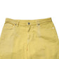Yellow Tapered Mid Waist Denim Trouser Jeans