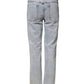Light Blue Tattered Mid Waist Straight Denim Jeans