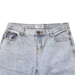 Light Blue Tattered Mid Waist Straight Denim Jeans