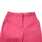 Pink Skinny High Waist Chino Trouser Pants