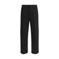 Black Cotton Chino Pants