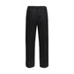 Black Cotton Chino Pants