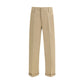 Bicolor Cotton Chino Pants