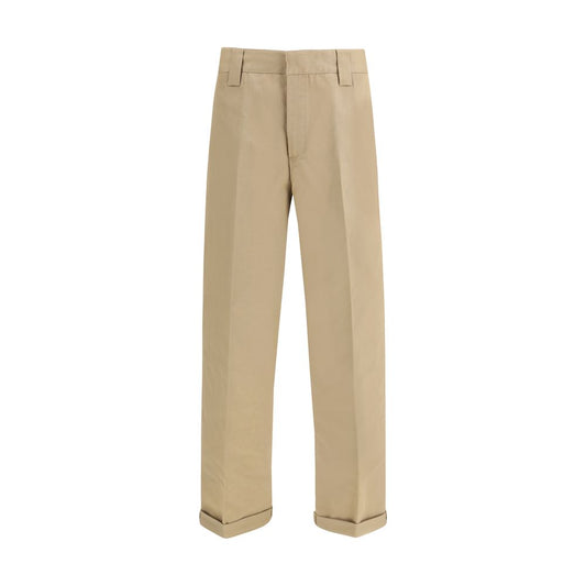 Bicolor Cotton Chino Pants