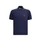 Blue Cotton Polo Shirt