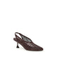 Bordeaux Calf Leather Bos Taurus Mid Heel Pumps