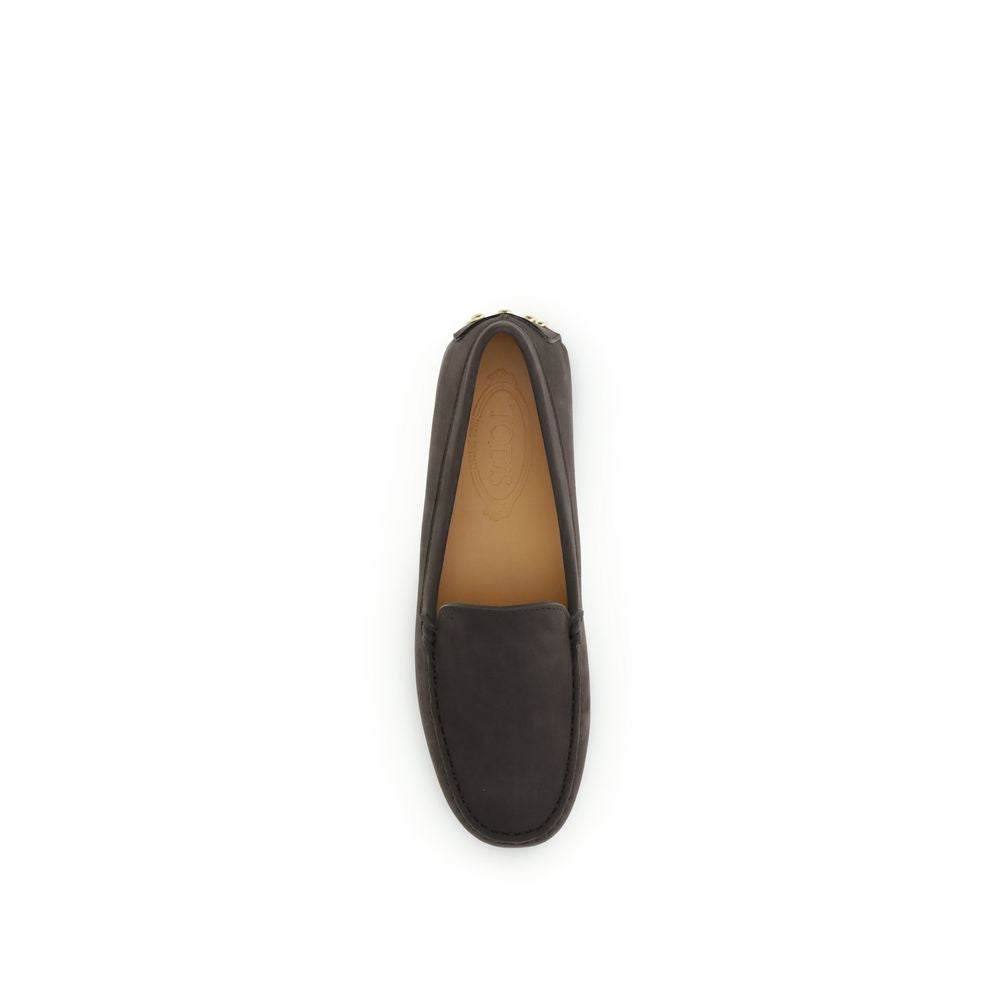 Brown Calf Leather Bos Taurus Slip-On Loafers