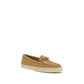 Beige Rubber Platform Loafers