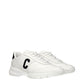 White Leather Athletic Sneakers