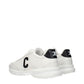 White Leather Athletic Sneakers