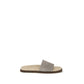 Gray Lamb Ovis Aries Aries Flat Sandals