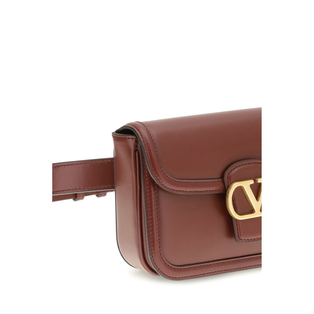 Bordeaux Calf Leather Bos Taurus Shoulder Bag