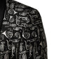 Black Jazz Club Silk Single Breasted Blazer