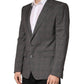 Gray Wool Single Breasted 2 Button Blazer