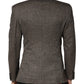 Gray Double Breasted 2 Button Jacket Blazer