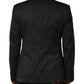 Dark Gray Fantasy Single Breasted Jacket Blazer