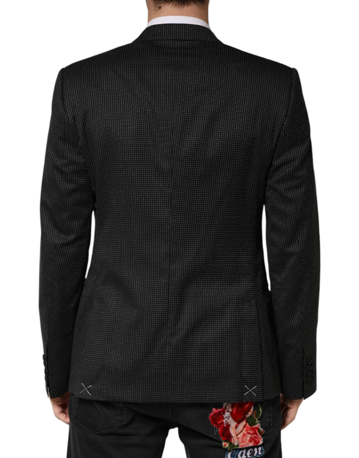 Dark Gray Fantasy Single Breasted Jacket Blazer