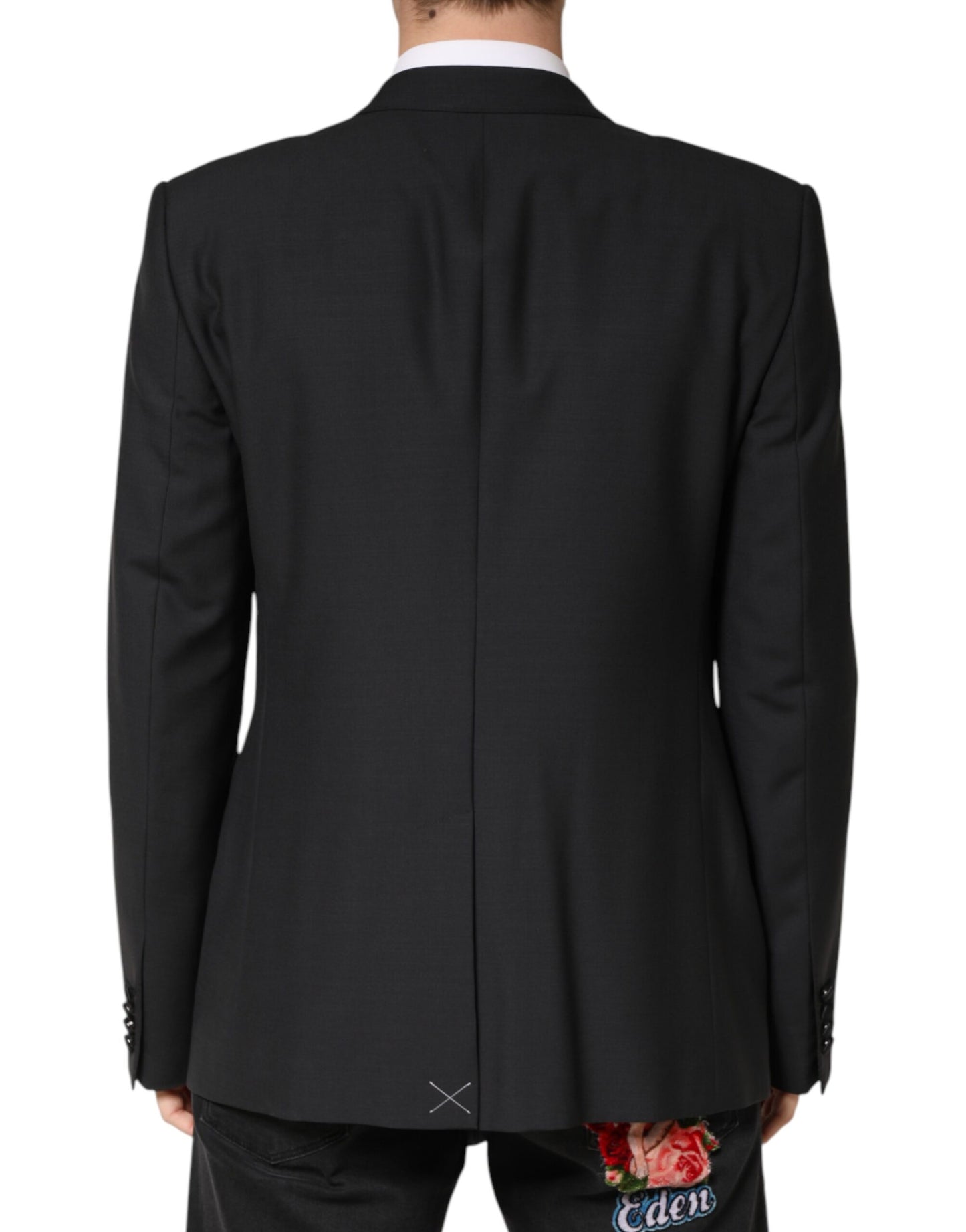 Black MARTINI Single Breasted Jacket Blazer