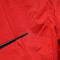 Red Flared Mid Waist Chino Casual Trouser Pants