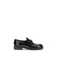 Black Calf Leather Bos Taurus Slip-On Loafers