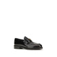 Black Calf Leather Bos Taurus Slip-On Loafers