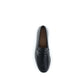 Black Calf Leather Bos Taurus Slip-On Loafers